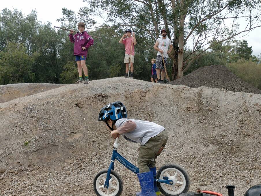 CHIPPING IN: The Kangaroo Valley community has chipped in with working bees and volunteer labour to ensure the Valley Pump Track becomes a reality.

