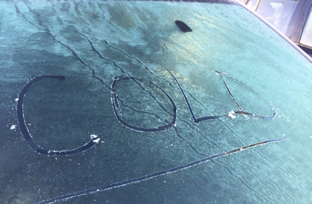FROSTS: Many residents in and around Nowra rose to ice covering their windscreens on Thursday morning.