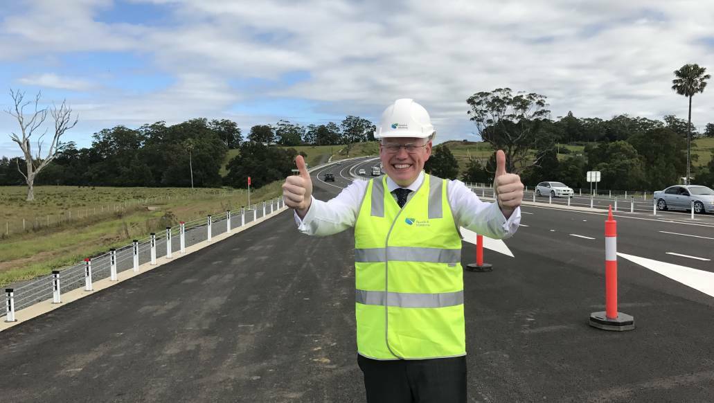 Kiama MP Gareth Ward has been the driving force behind the massive Princes Highway upgrades.
