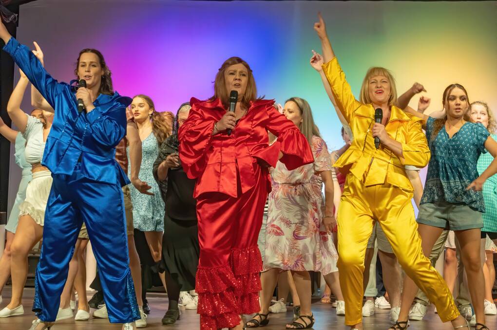ROCKING IT: Nowra Players performing Mamma Mia in 2021.