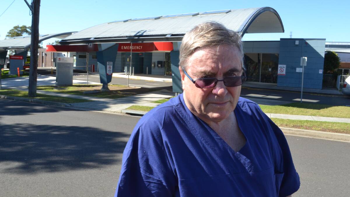 HELP: Shoalhaven Hospital head of surgery Professor Martin Jones has called for more help for the struggling facility where elective surgery has been cancelled and there is a continuation of chronic bed shortage. Photo: Rebecca Fist