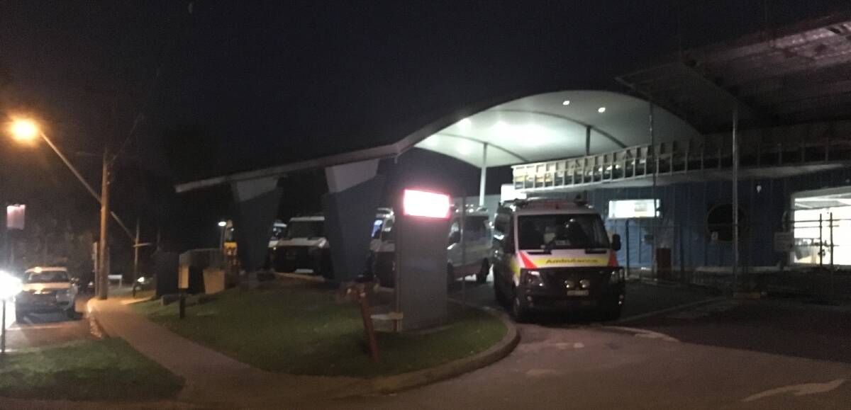 Breaking Point: Paramedics are concerned at the amount of time it is taking to transfer patients at the Shoalhaven Hospital ED.
