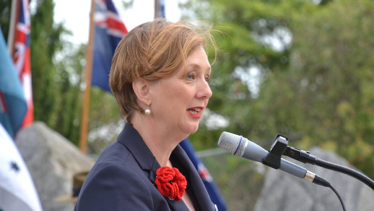 GUEST SPEAKER: Chair of the board of RSL NSW and well-known Shoalhaven resident, Sophie Ray was the keynote speaker at the Shoalhaven Vietnam Veterans Commemoration service on Wednesday.