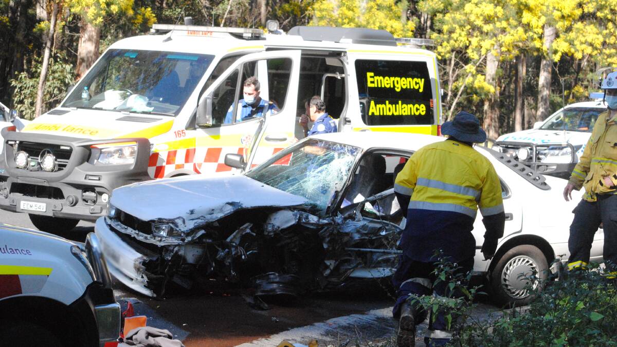Two men, including a 100-year-old, injured in Tomerong crash