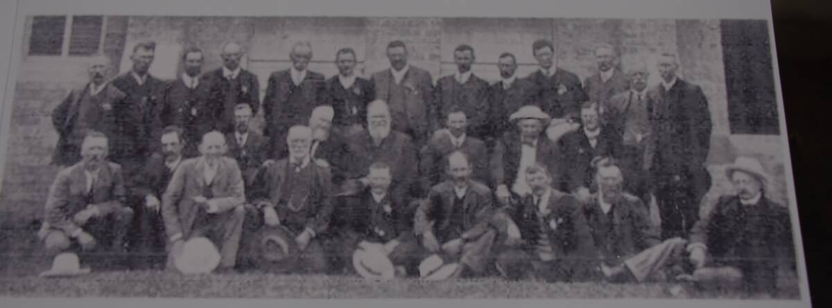 The 1908 Nowra Show Society committee who overcame drought conditions to stage an outstanding show, where exhibits in particular were of the "highest standard".
