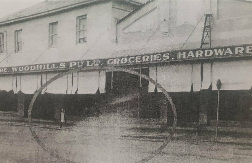 SUNLIGHT OR GHOST?: Staff members at the old Grace Bros building said the spirit-like blur in the foreground could be Claude. Photo: Shoalhaven Historical Society.