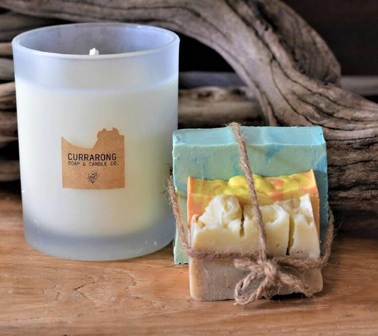 NEW OFFERING: Another new artisan for the Currarong Art Trail this Saturday is Erin Bell from Currarong Soap and Candle Co. in Studio 13, where guests will discover beautiful handcrafted soaps and soy candles inspired by the natural scents of the local environment.
