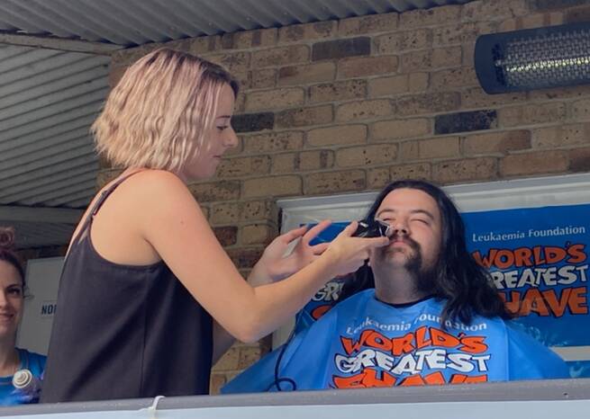North Nowra Tavern's World Greatest Shave for the Leukemia Foundation.