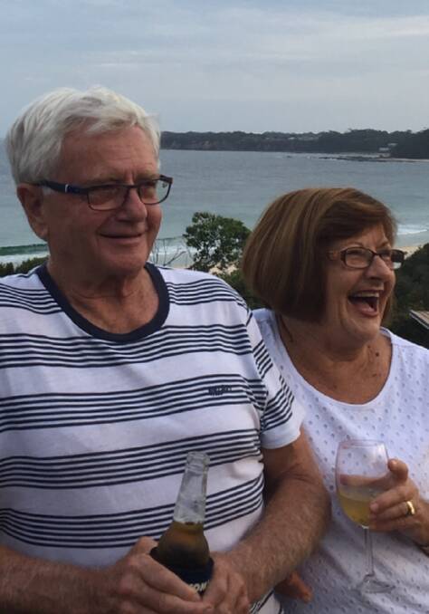 RECOVERY: Nowra couple Noel and MarieJose Kennedy at MarieJoses birthday earlier in the year.