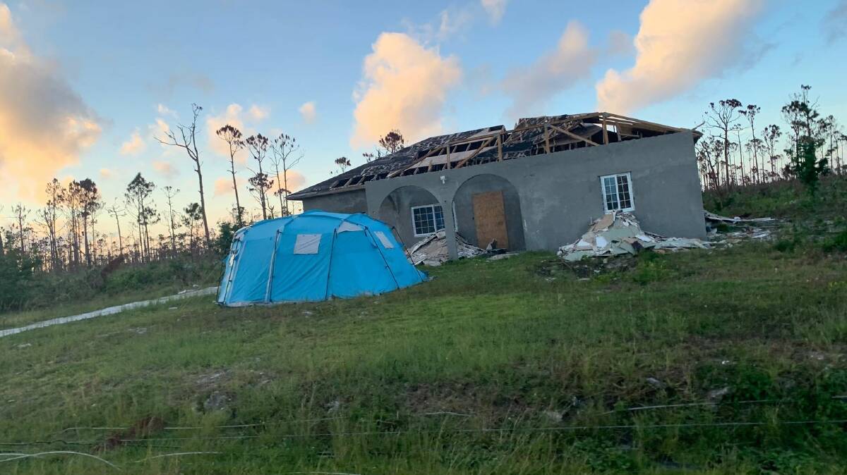 Some of the damage at Freeport on the main island of Grand Bahama after Hurricane Dorian. Image Susan Buzzi (nee Hickey).