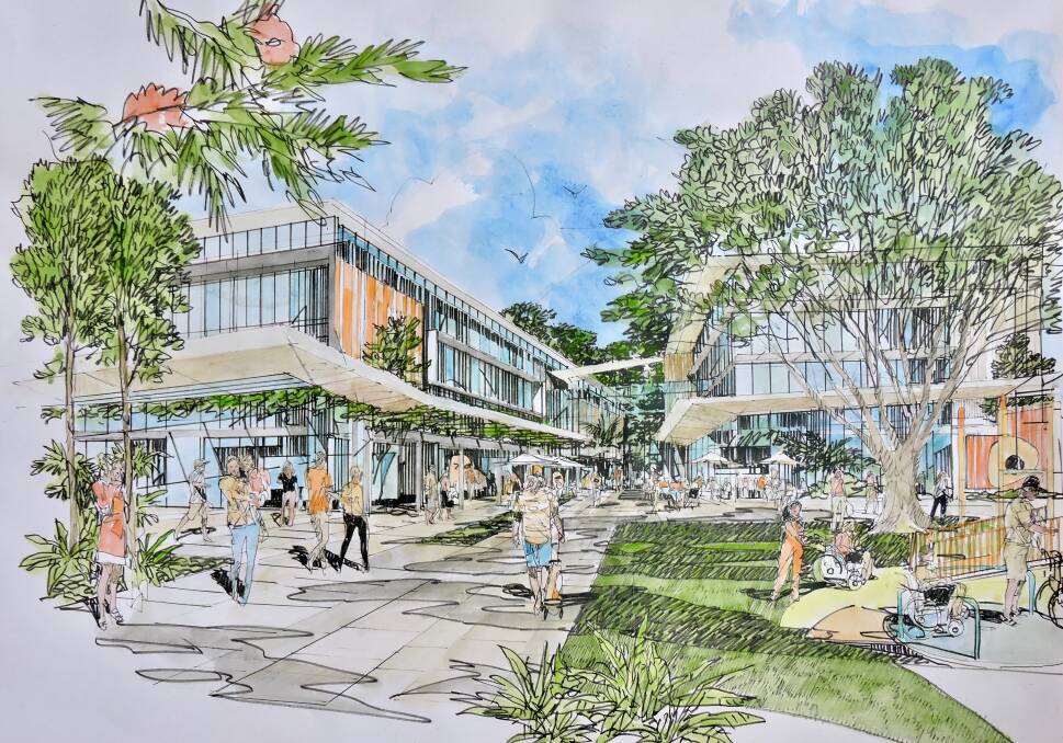 CHANGE: An early artist's impression of what the redeveloped Shoalhaven District Hospital could look like. Image: Supplied