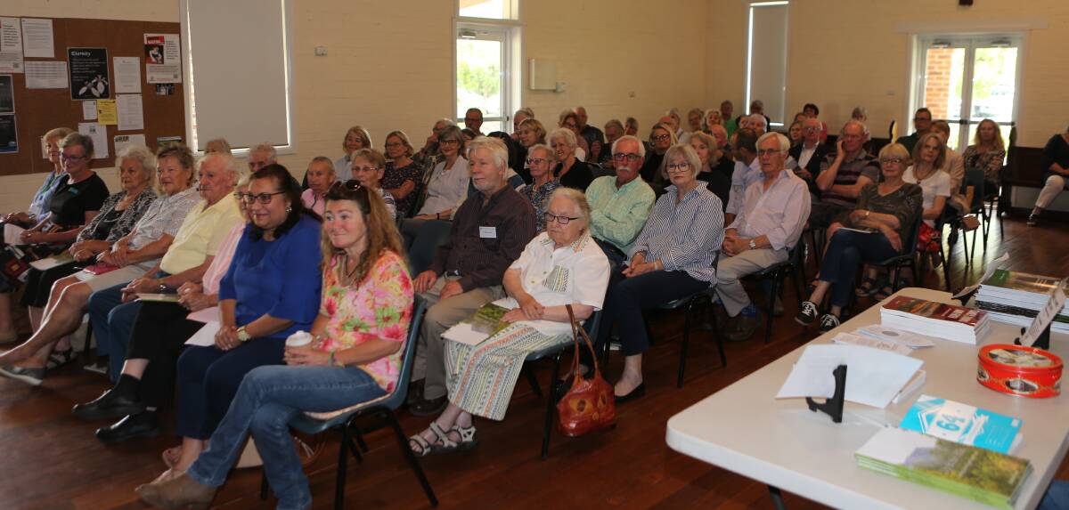 A large crowd turned out for the launch of Up in the Hills: Farming Days in Upper Brogers Creek by Heather Foster.