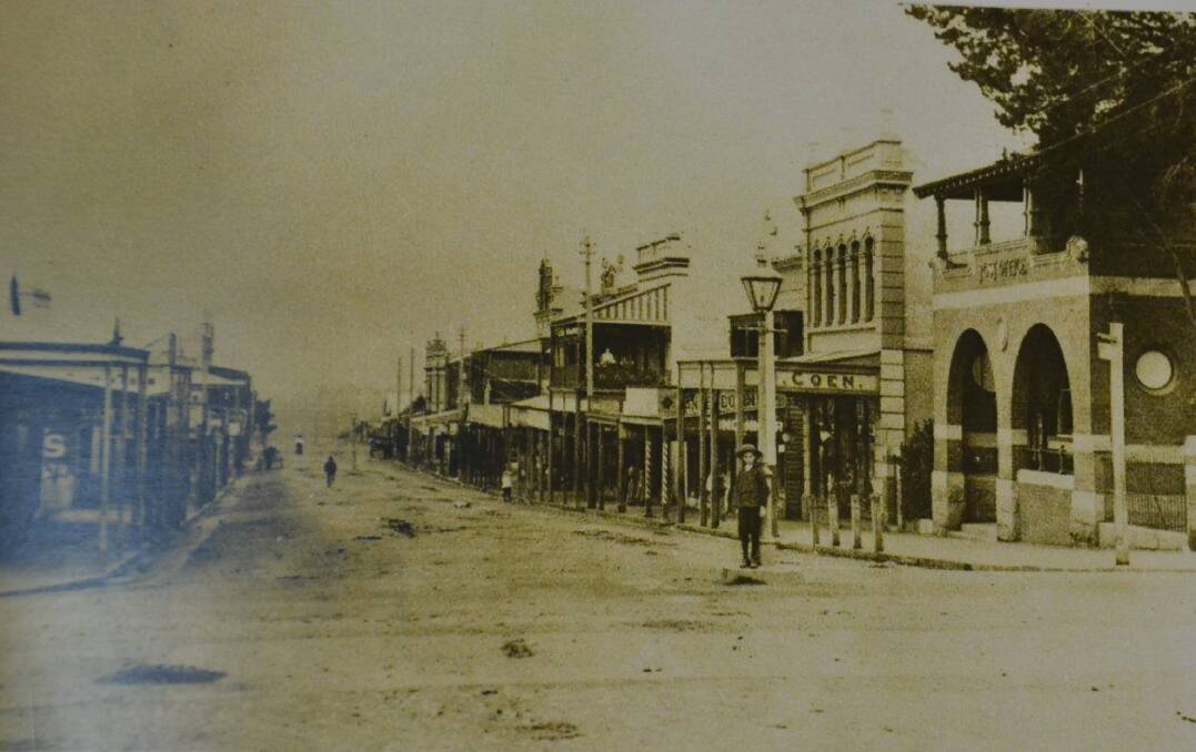 The western end Junction Street, Nowra. Photo: Shoalhaven Historical Society
