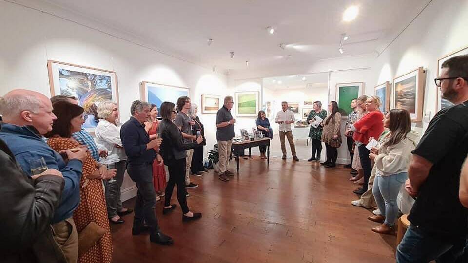 EXHIBIT LAUNCH: The launch of South Coast photographer Peter Izzard's exhibition "The Slow Down Project" at the Fern Street Gallery, Gerringong.