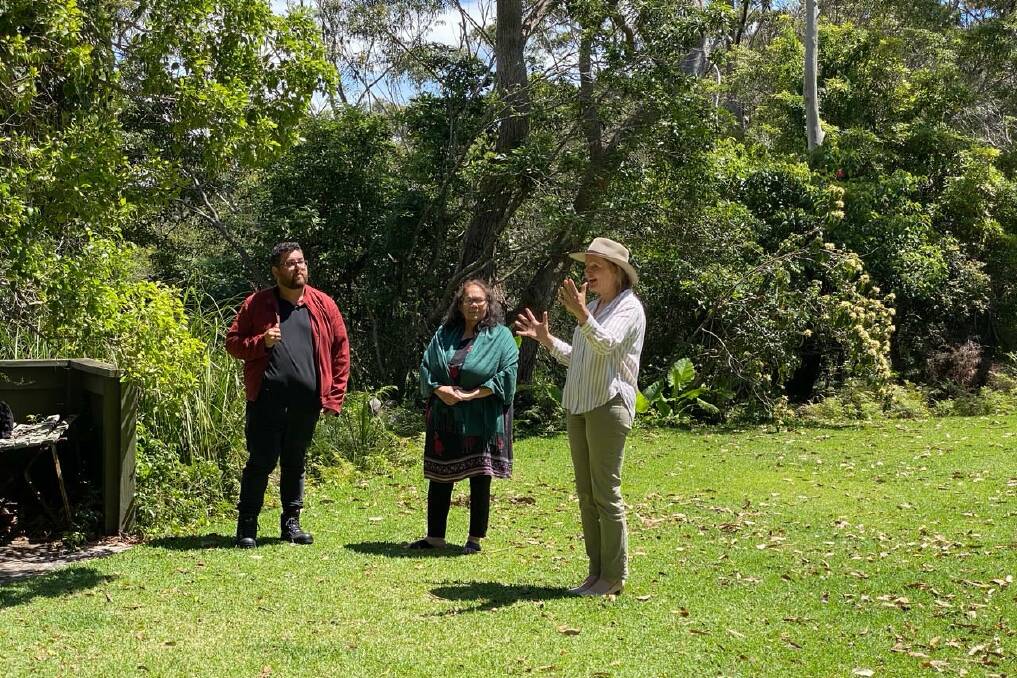 ANNOUNCEMENT: Environment Minister Sussan Ley announces the $23.6 million upgrade for Booderee National Park with chairman of the Booderee National Park Board Clive Freeman and Annette Brown.