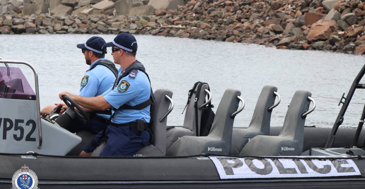 South Coast waterways were the focus of a marine police blitz last weekend as part of the state-wide Operation Riptide. Image NSW Police
