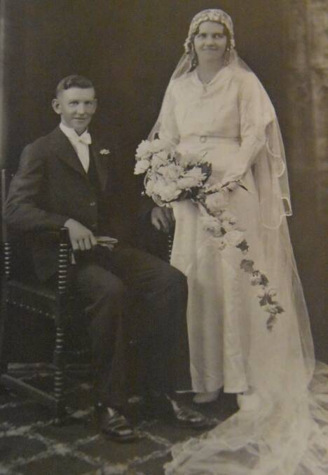 William and Vera Turner on their wedding day.