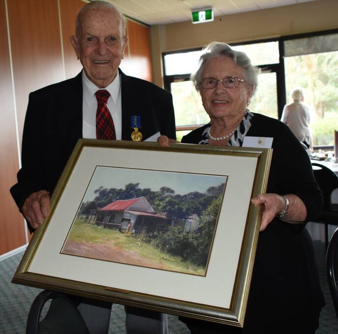 Ian and Therersa McKinnon at a recent Shoalhaven OAM function.
