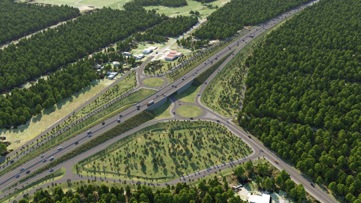 NEW LOOK: The latest Transport for NSW concept plans for the upgrade of Jervis Bay Road and Princes Highway intersection. Image Transport for NSW