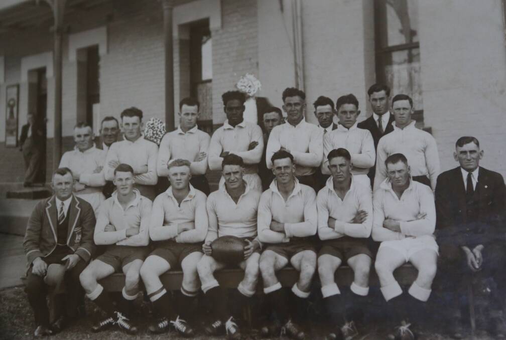 
1930S TEAM: An unidentified photo of a Pyree Rovers side from the 1930s, believed to be around 1938.