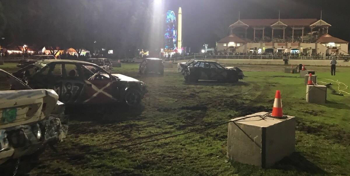 SMASH AND CRASH: The second annual Nowra Show demolition derby will be held on Saturday night.