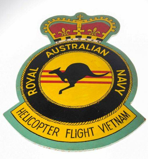 The RAN Helicopter Flight Vietnam badge.