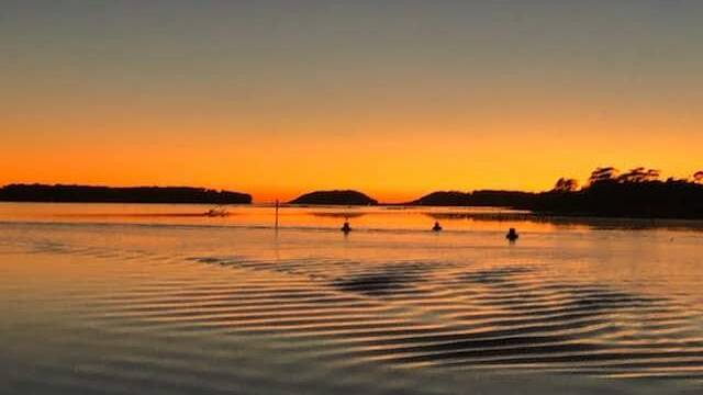 A superb dawn at Greenwell Point for Anzac Day 2020. Image: Nowra RSL Sub-Branch