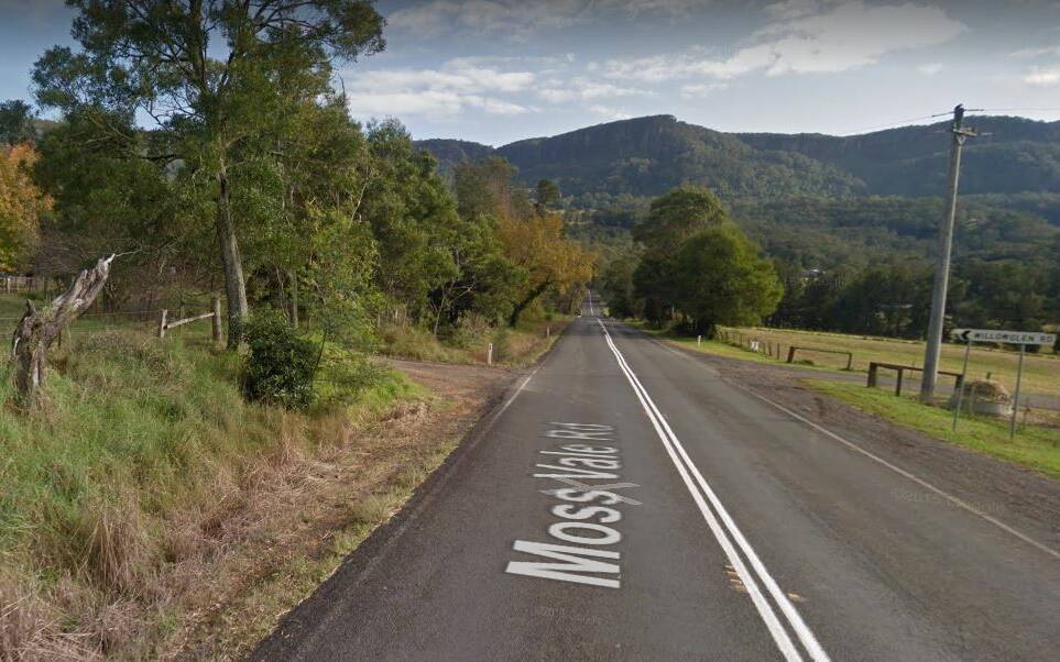 ROADWORKS: There will be changes to traffic on Moss Vale Road at Barrengarry next week. Image: Google Maps