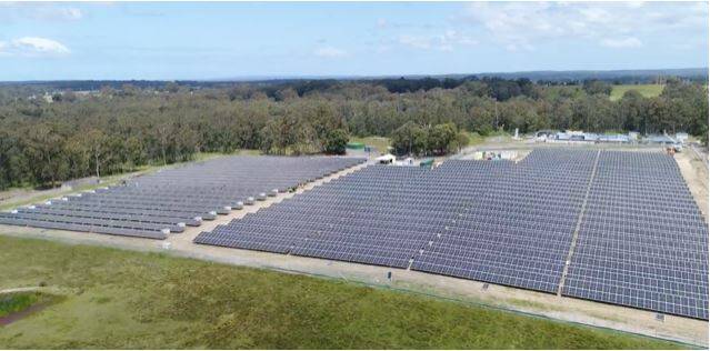 IMPRESSIVE: 8000 solar panels make up the 10-hectare Shoalhaven Community Solar Farm at Nowra Hill. Image: Green Thumb Media.