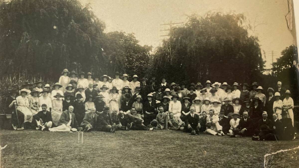 The crowd at the official opening of the Nowra lawn in May 1923. Image: Bruce Morton

