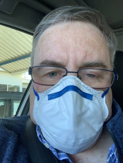 FLASHBACK: July 2020 when Nowra surgeon Martin Jones urged local residents to wear masks. Image supplied 