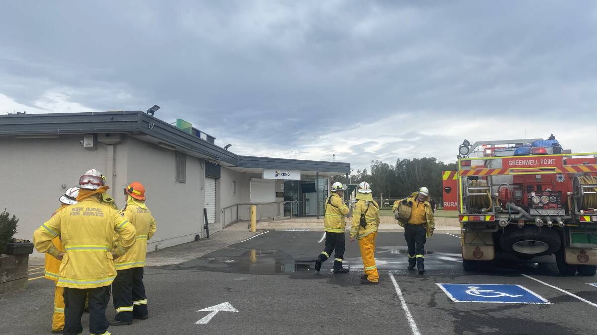 KITCHEN FIRE: Multiple Rural Fire Service crews were called to a kitchen fire at the Greenwell Point Bowling Club Chinese restaurant on Monday. Photo: Grace Crivellaro