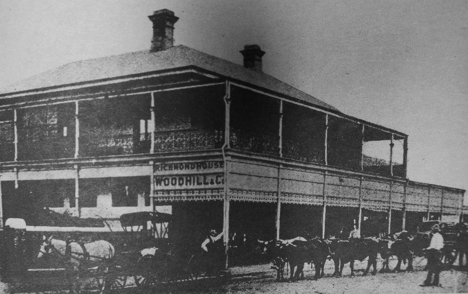 The Woodhills' building in the early 1900s. Courtesy Shoalhaven in the 20th Century