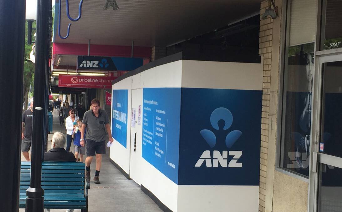 UPGRADE: The ANZ branch in Junction Street, Nowra is closed until December 18 due to a $1.4 million makeover.
