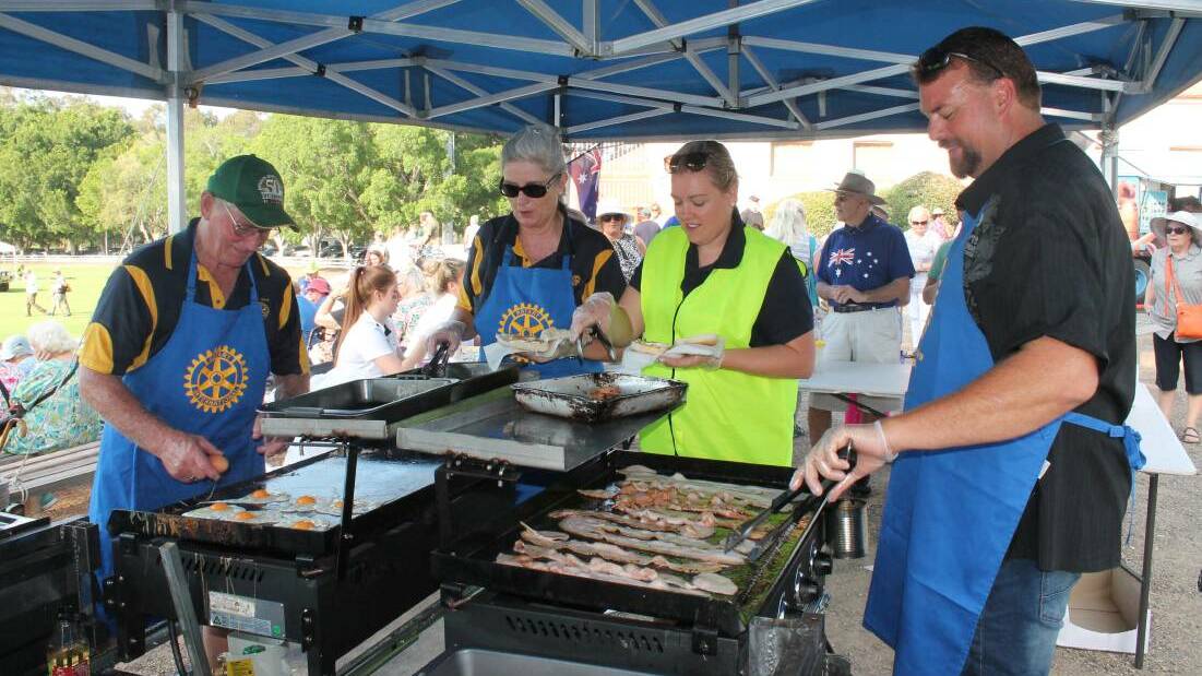 SIZZLE: Rotary Nowra will make sure no-one goes hungry on Australia Day, providing a free bacon and egg roll to everyone who attends the festivities at Nowra Showground.