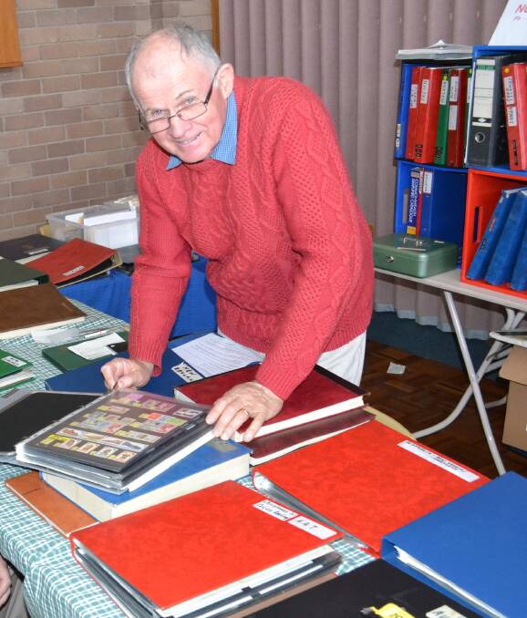 A LOVE OF STAMPS: Shoalhaven Philatelic Society secretary John Pratt says stamp collecting is a hobby anyone can enjoy.