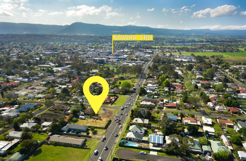 CLOSE: The property is an easy 700m walk to the heart of the Nowra CBD. Image supplied