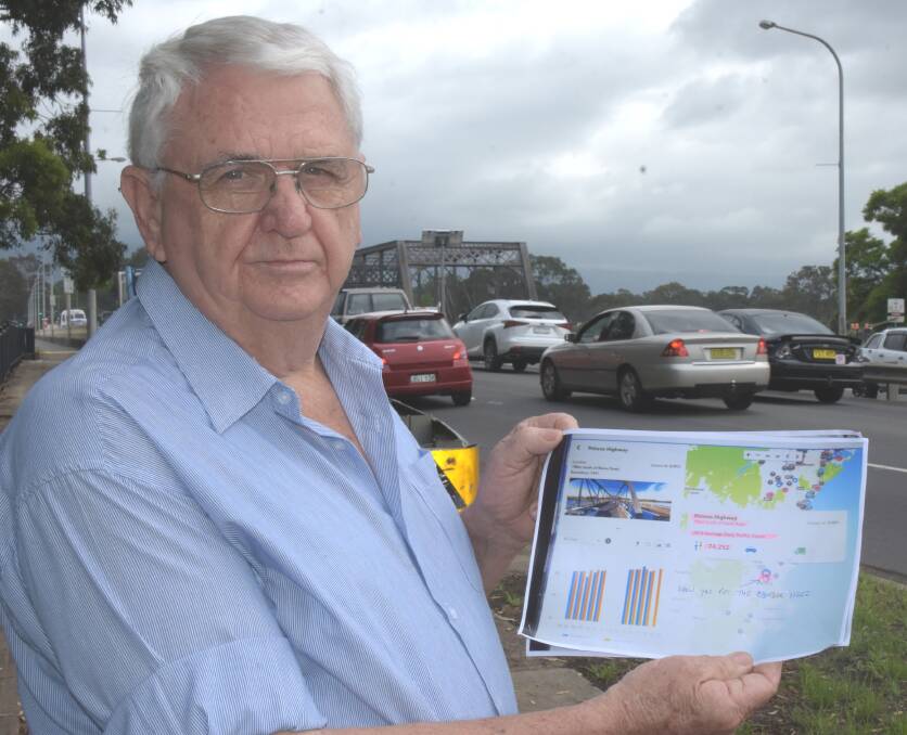 FIGURES QUESTIONED: Nowra man Bill Hancock says Transport for NSW Shoalhaven River crossing figures dont add up.