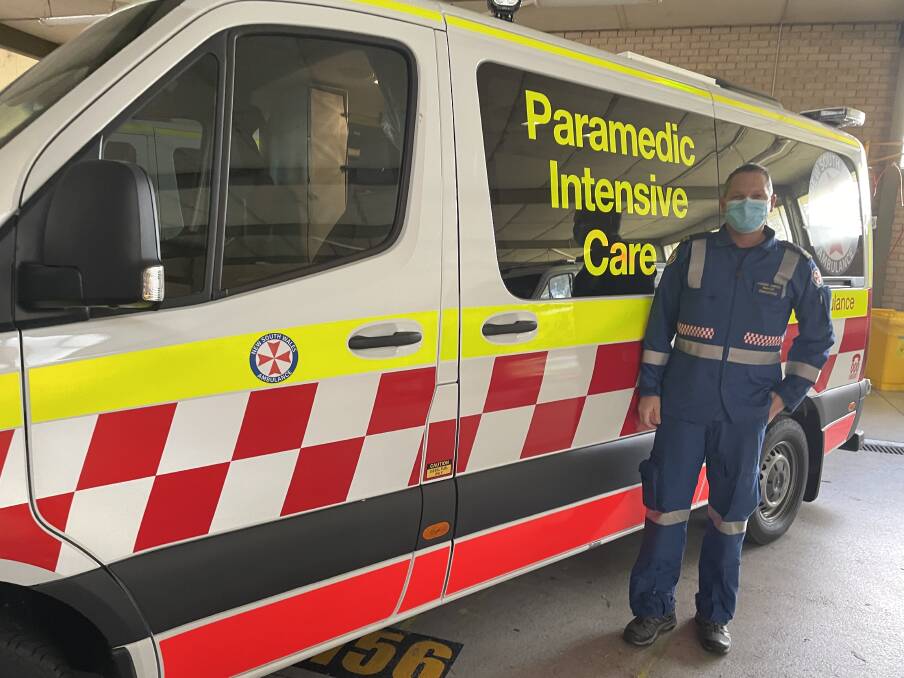 
NEW TOOL: Special Operation Intensive Care Paramedic Andrew Kinross with one of the Shoalhavens new intensive care ambulances.
