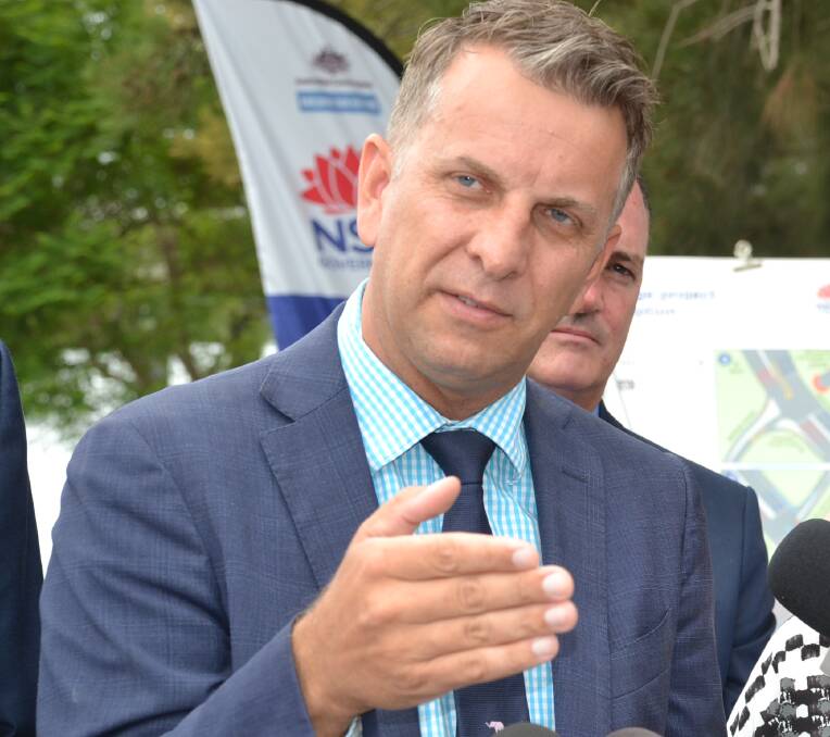 COMMUNITY FIRST: Bega MP and Transport Minister Andrew Constance sys his community must come first before worrying about the federal seat of Gilmore.