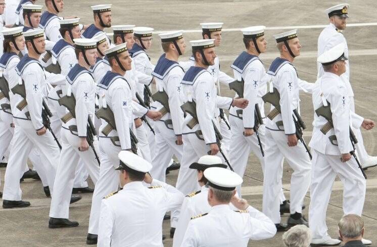 ON SHOW: HMAS Albatross personnel will take part in Ceremonial Divisions on Friday.
