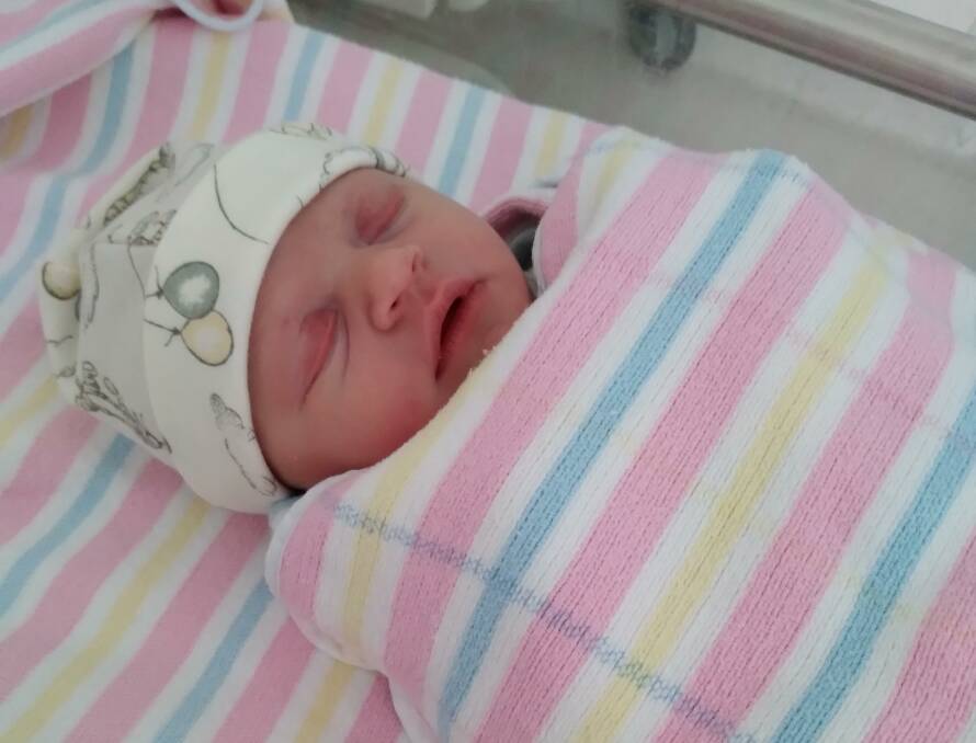 BEAUTIFUL: Meet Matthew Dean and Tara Zizza's new daughter, Zoe Jennifer.