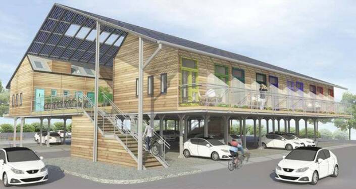 PLAN: An artist's impression of what the $5 million Nowra Veterans' Wellbeing Centre facility could look like. The final design is yet to be finalised and is subject to Shoalhaven City Council approval and community feedback.