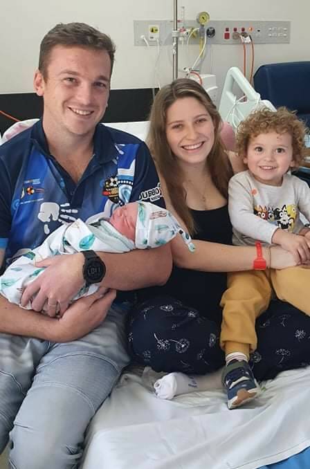 Matthew and Tahlia White, of North Nowra, celebrated the arrival of their second son, Jordan Matthew on August 2,