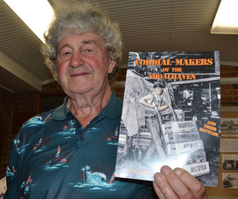 IS IT HIM: The man many believe is depicted on the cover of Cordial-makers of the Shoalhaven and their bottles, Ron Smith.
