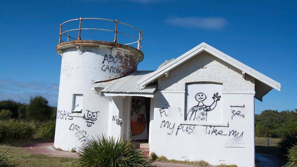  DISGRACE: The Crookhaven Lighthouse has again become a target for vandals and is falling into disrepair. Photo: Rob Trezise - Latitude 30 South Images & Media