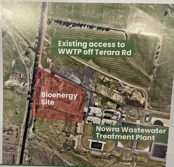 LOCATION: Innovating Energy's proposed Nowra Bioenergy Facility will be located on the site of the former Nowra Wastewater Treatment Plant off Terara Road,