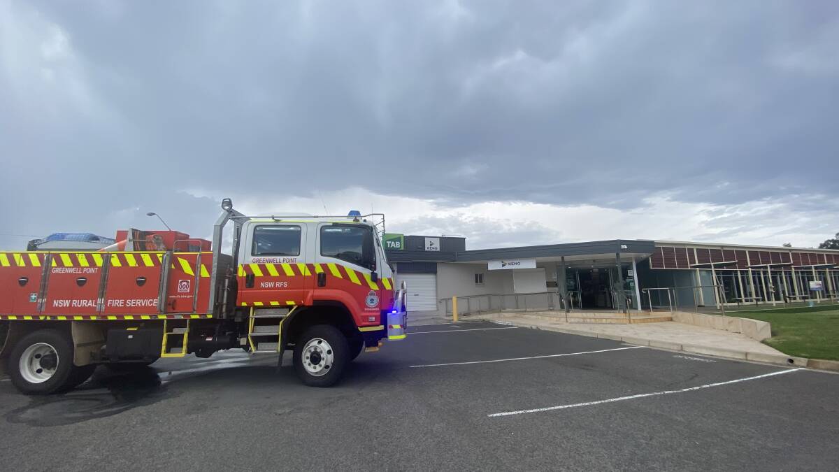 EMERGENCY: Quick action by staff and members of the public extinguished a fire in the Greenwell Point Bowling Club's Chinese restaurant. Photo: Grace Crivellaro