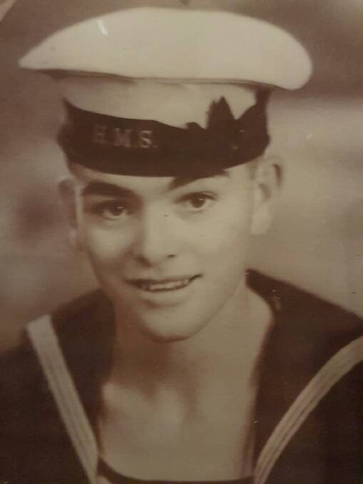Gordon Young Snr as a budding young sailor.