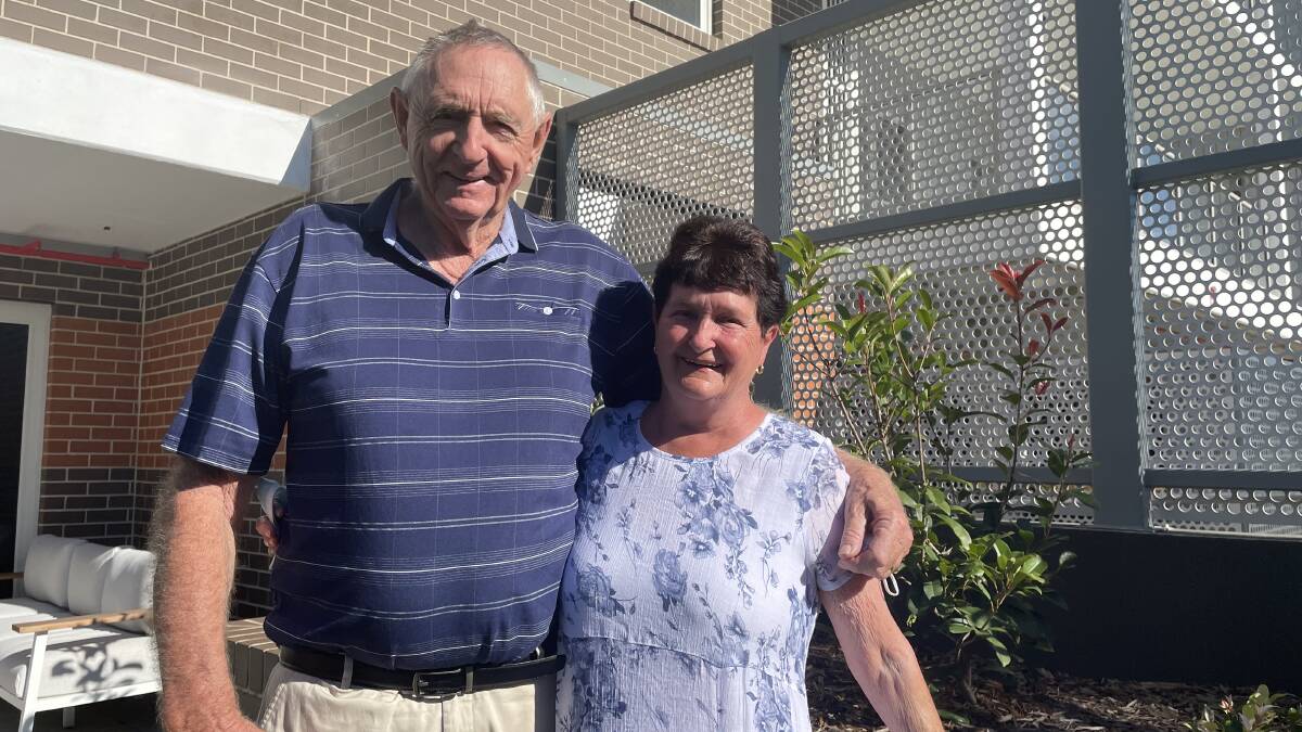 GREAT TIME: Nowra United Aged Cares Symons House residents John and Marlene Smith both agree its the best thing they have done.